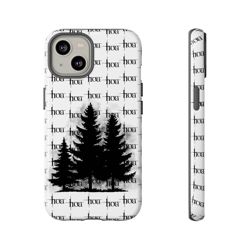 hoa hoa hoa phone case, twilight inspired, forks WA, twilight lover gift, twilight meme, twilight fan, 2 piece Tough phone case image 6