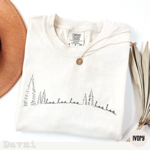 hoa hoa hoa shirt, twilight inspired t-shirt, forks t shirt, twilight lover tee, Comfort Colors ® minimalist graphic, line drawing