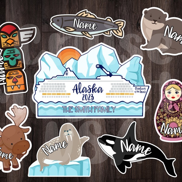 Alaska Cruise Door Magnet Alaska Cruise Decorations Alaska Cruise Magnets Cruise Door Decor Alaskan Cruise Family Cruise Alaska Magnet