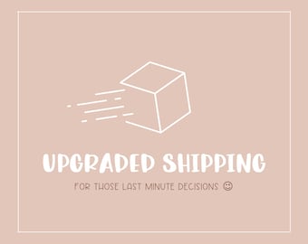 Opgewaardeerde Priority Mail Express Shipping - voor die last-minute beslissingen;)