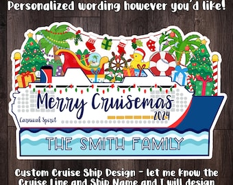Christmas Cruise Magnet Door Decorations Christmas Very Merry Christmas Cruise Door Magnet Cruise DCL Cruise Magnet Merrytime Magnet