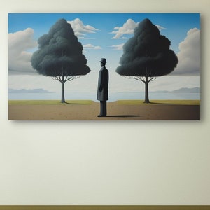Rene Magritte Print art, Reproduction Canvas, Rene Magritte Wall Art Print, Rene Canvas Gift, Rene Magritte Poster Wall Art, Home Decor