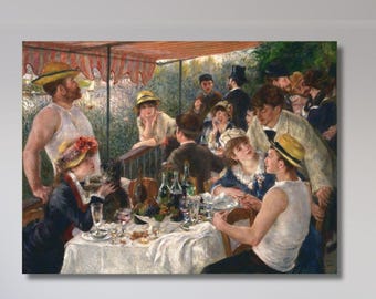オーギュスト・ルノワール『舟遊びをする人々の昼食』（1881年