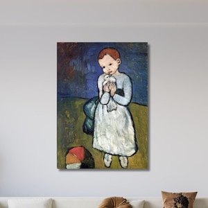 人気 ブランド チェック Picasso 日本 Etsy - dove child 絵画