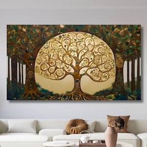 Yggdrasil Baum des Lebens Wandkunst, Baum des Lebens Leinwand Wandkunst, Baum des Lebens, Moderne Wand Kunst Druck, Baum Leinwand Geschenk, Baum des Lebens Poster