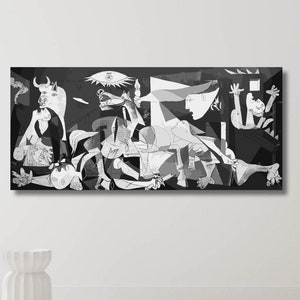 Pablo Picasso Guernica, Picasso Art, Picasso Canvas, Pablo Picasso Wall Art, Picasso Poster, Modern Fine Art Print, Home Decor,Pablo Picasso