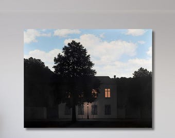 Rene Magritte 'Empire of Light' Canvas Print - Surrealist Wall Decor