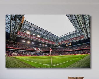 Johan Cruijff Arena Wall Art Canvas Print: Amsterdam Stadium Art, Ready to Hang