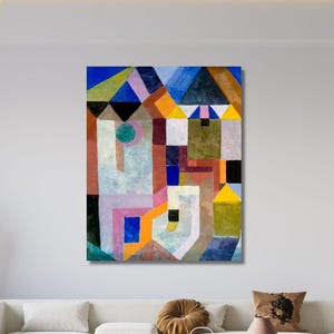 Paul Klee Colorful Architecture, Paul Klee Wall Art Print, Abstract Wall Art, Home Decor, Paul Klee Poster Wall Decor Print, Expressionism