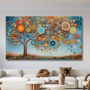 Yggdrasil Tree of Life Wall Art, Tree of Life  Canvas Wall Art, Tree of Life, Modern Wall Art Print, Tree Canvas Gift, Tree of Life Poster