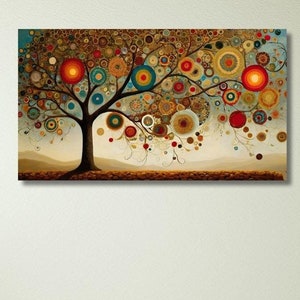 Yggdrasil Tree of Life Wall Art, Tree of Life  Canvas Wall Art, Tree of Life, Modern Wall Art Print, Tree Canvas Gift, Tree of Life Poster