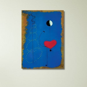 Joan Miró Dancer, Joan Miro Canvas Wall Art Poster Print, Joan Miró Canvas Poster, Abstract, Exhibition Poster, Home Decor, Wall Decor
