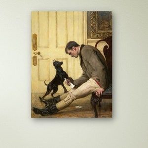 Briton Riviere Jilted. Briton Riviere Wall Art Canvas Print, Briton Riviere Poster, Vintage art, home decor Wall Art, Man Cave,Ready To Hang