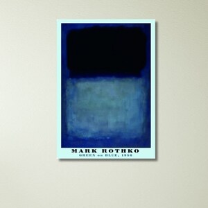 Mark Rothko Wall Art Poster Canvas Print, Mark Rothko Wall Decor, Ready to Hang, Mark Rothko Home Decor Print Art, Abstract, Expressionism