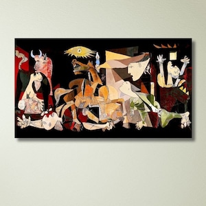 Pablo Picasso Guernica, Picasso Art, Picasso Canvas, Pablo Picasso Wall Art, Picasso Poster, Modern Fine Art Print, Home Decor,Pablo Picasso