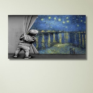 Banksy van gogh shop