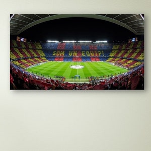 Camp Nou Stadium Canvas, Barcelona FC Gift, Stadium Canvas Print, Barcelona FC Poster, Stadium Poster Home Decor, Home&Office Wall Art Decor