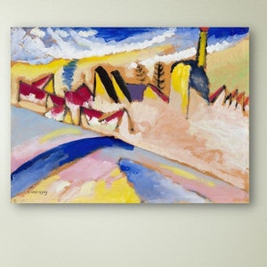 Wassily Kandinsky Composition II, Kandinsky Canvas Wall Art Print Poster, Kandinsky Reproduction,Home Decor, Modern Wall Art,Ready to Hang