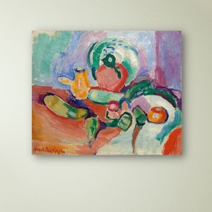 Henri Matisse, Still Life with Vegetables Canvas Wall Art, Henri Matisse Poster, Henri Matisse Print, Henri Matisse Painting, Ready To Hang