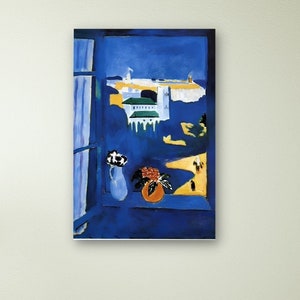 Henri Matisse Window at Tangier, Matisse Wall Art Poster Canvas, Henri Matisse Window, Abstract Digital Download, Vintage Gallery,Home Decor