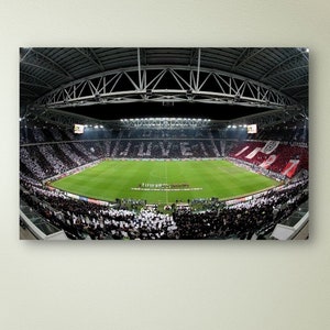 Juventus Stadium Wall Art Canvas Print, Juventus Fan Gift, Football Juventus Stadium Canvas Wall Art, Football Fan Gift, Juventus Poster
