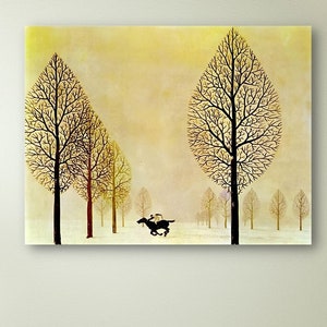 Rene Magritte The Lost Jockey, Reproduction Canvas, Rene Magritte Wall Art, Rene Canvas Gift, Rene Magritte Poster Wall Art,Home Decor