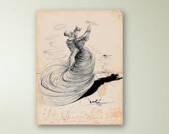 Salvador Dali, due ballerini, Dali Canvas, Salvador Dali Poster Famous Painting, Surrealism Canvas Art, Reproduction Canvas Home Decor