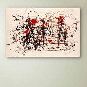 Jackson Pollock Wall Art, Abstract Expressionist Canvas Wall Art, Modern Wall Art by Jackson Pollock, Modern Wall Art