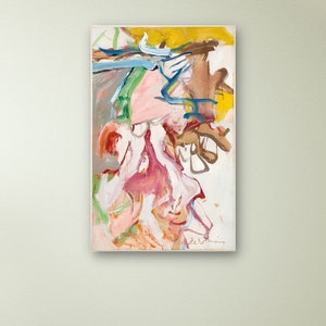 Willem de kooning Wall Art, Willem Kooning Wall Art Poster Canvas Print, Modern wall art,  Home decor, abstract expressionism, Ready to Hang