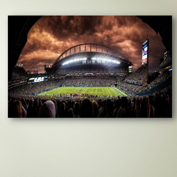 Lumen Field Stadium, CenturyLink Field Seattle United States Stadium Poster - Canvas Print/ Poster Print