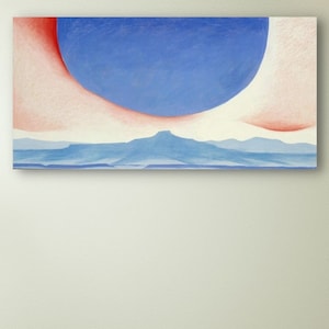 Georgia O&#39;Keeffe Canvas Wall Art Pedernal Giclee Reproduction Wall art Georgia O&#39;Keeffe Poster Georgia O&#39;Keeffe Gift Decor Pedernal Print
