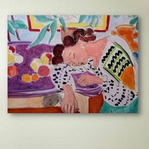 Henri Matisse Still Life with sleeper Canvas Wall Art, Henri Matisse Poster, Henri Matisse Print Art, Henri Matisse Painting, Ready To Hang
