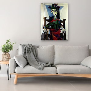 Canvas Schilderij Pablo Picasso Abstract - 50 x 70 cm