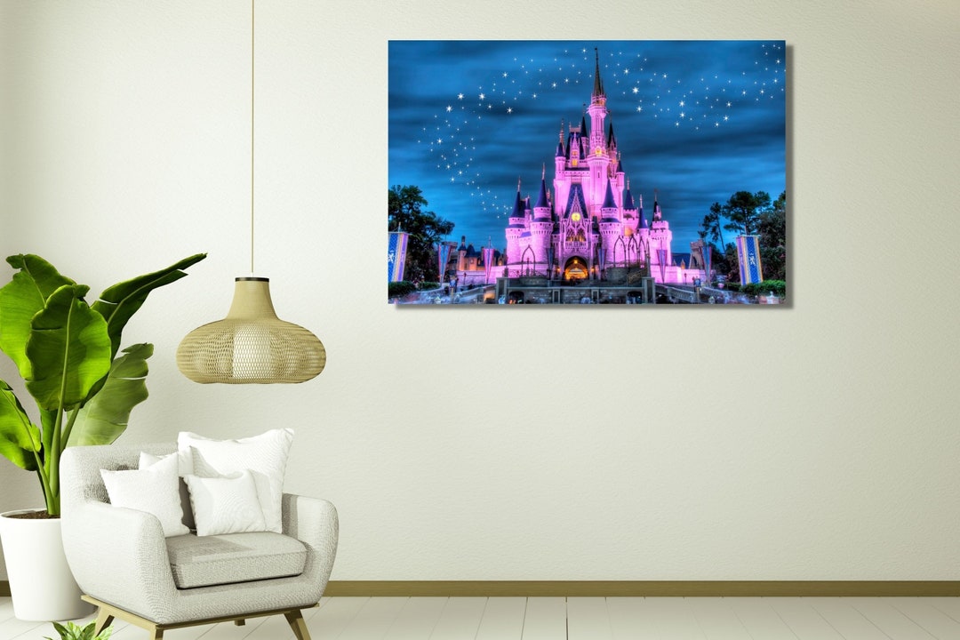 Disney Home Decor, Disney Wall Art Canvas, Disneyland Canvas, Disney ...