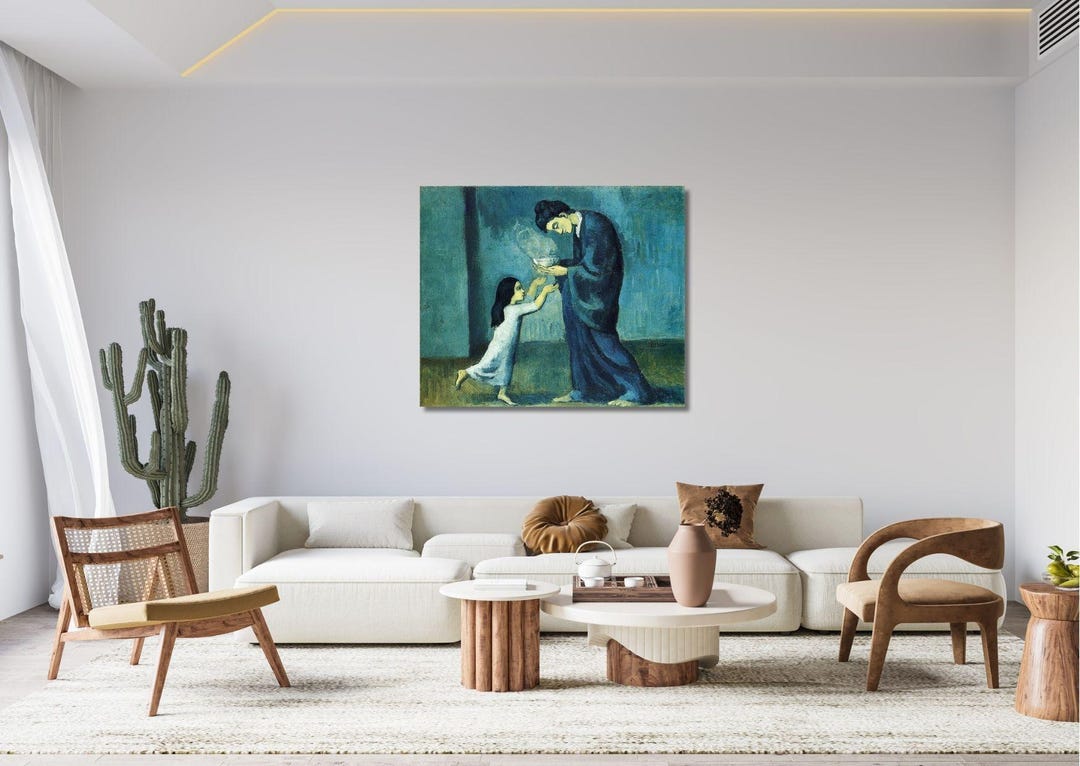 Picasso Blue Period Wall Art Canvas Print: Modern Fine Art, Gift Home ...