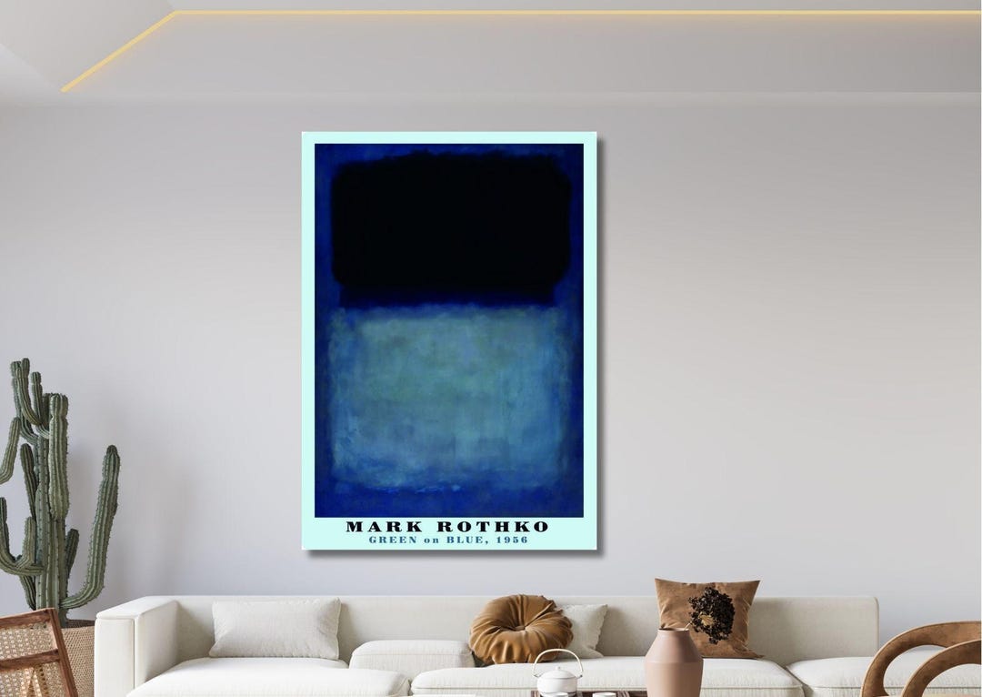 Mark Rothko Abstract Expressionism Wall Art Canvas Print, Gift Wall ...