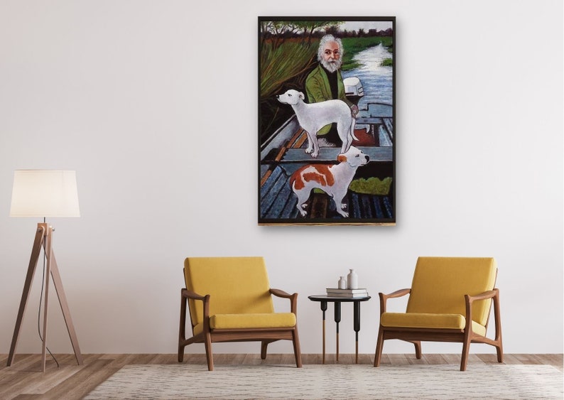 Goodfellas Dog Painting, Goodfellas Poster, Goodfellas Dogs Art Canvas