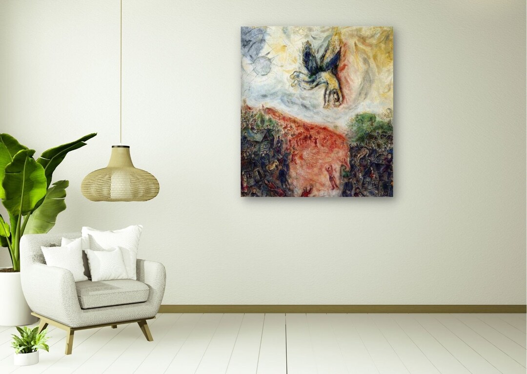 Marc Chagall Fall of Icarus, Marc Chagall Poster Canvas Wall Art, Marc ...