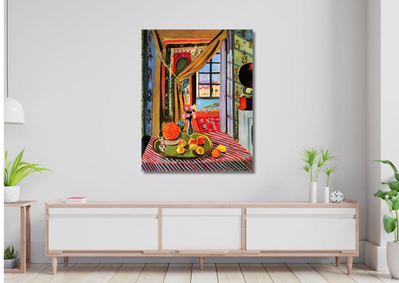 Henri Matisse "Interior at Nice" Wall Art Canvas Print: Wall Decor, Ready to Hang image 4