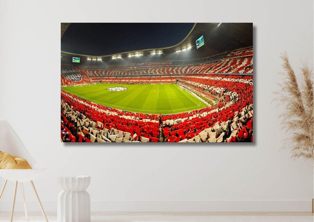 Affiche Allianz Arena, affiche Bayern Munich, impression stade de
