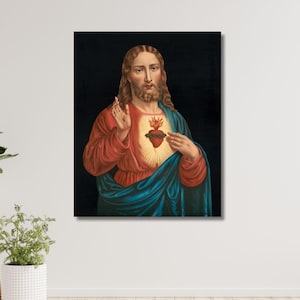 Lord Jesus Canvas Wall Art, Jesus Christ icon Sina, Handmade Greek Orthodox icon of Jesus Christ Sinai, Byzantine Wall Art, Ready to Hang