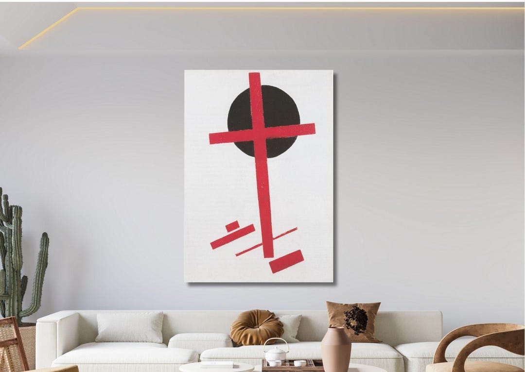 Kazimir Malevich Suprematism Wall Art Canvas Print: Ready to Hang