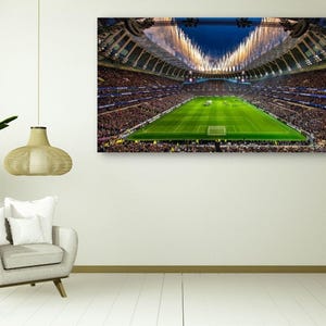 Tottenham Hotspur Stadium Canvas Print, Hotspur Stadium Poster, Tottenham Wall Art, Stadium Home Decor, Tottenham Home & Office Wall Decor