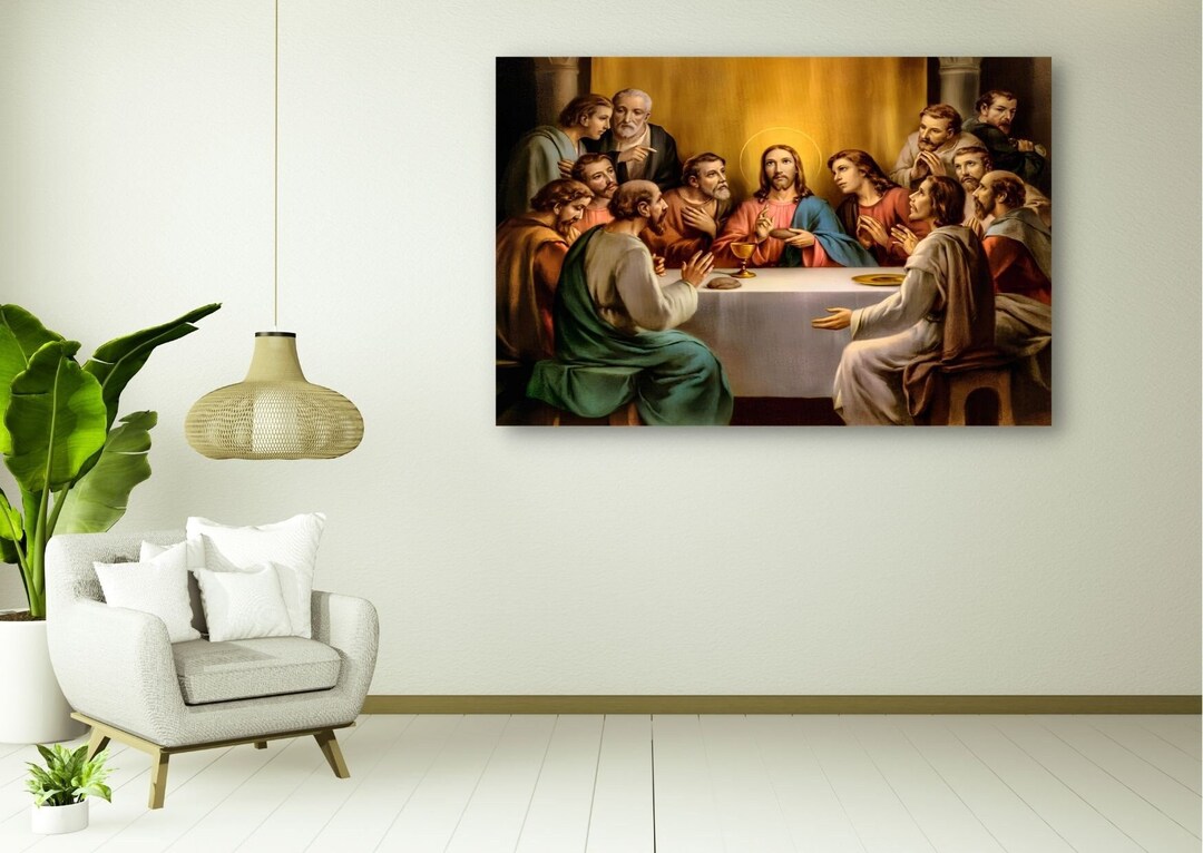 Last Supper Wall Art, Last Supper Wall Decor, Last Supper Artwork
