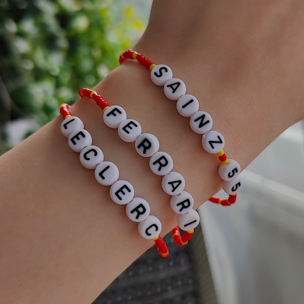 Ferrari Friendship Bracelet - Etsy