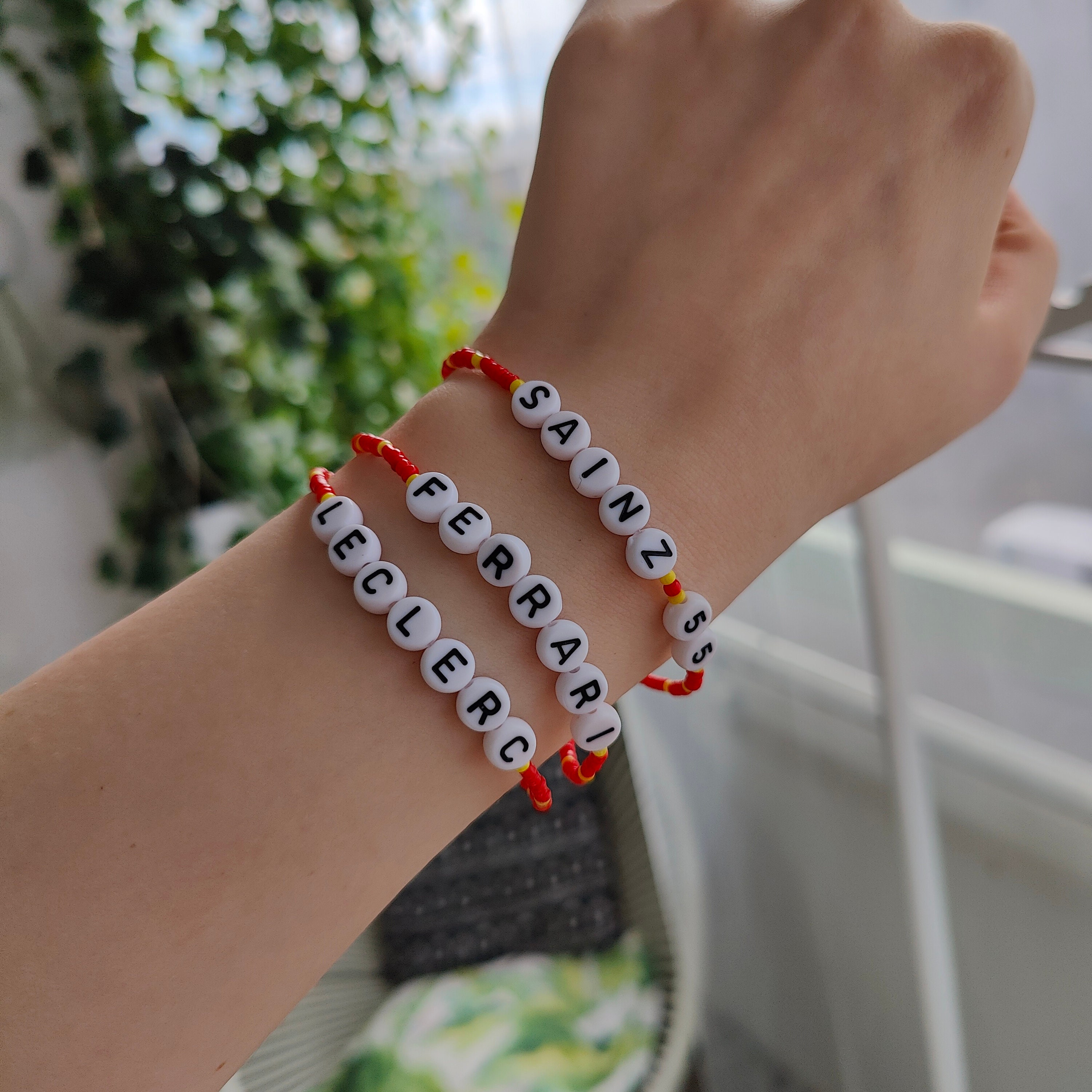 Ferrari Beaded Bracelet Bundle Friendship Bracelet for Fans - Etsy UK