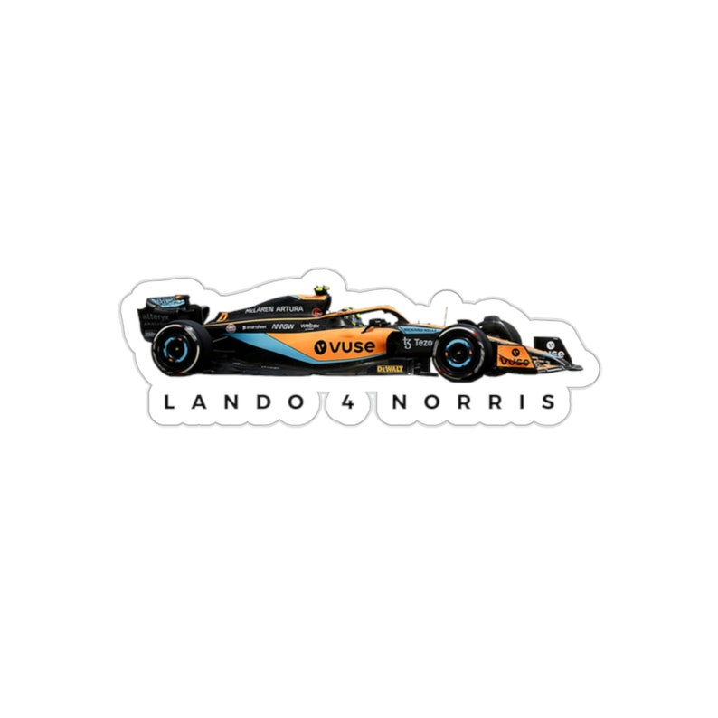 Lando Norris 4 Mclaren Formula 1 Sticker Etsy