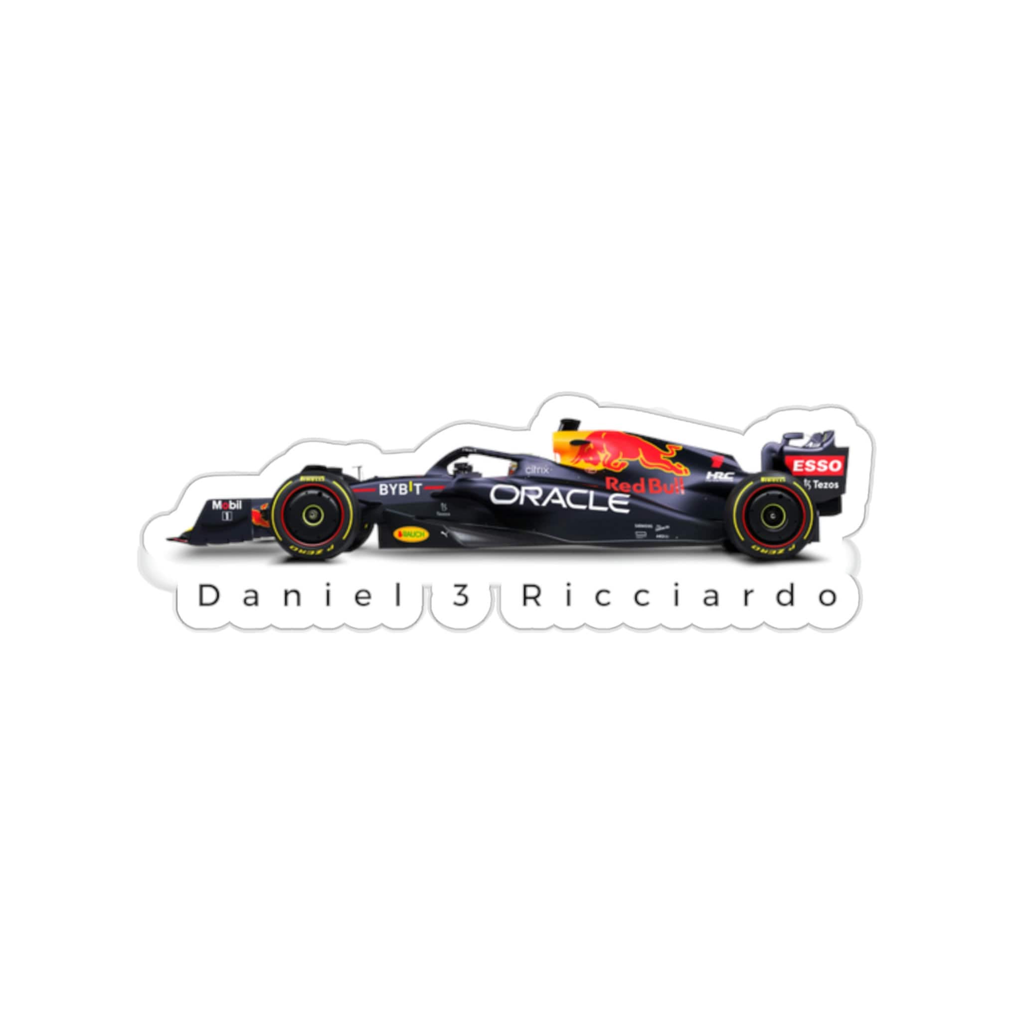 Daniel Ricciardo F1 Sticker Formula 1 Red Bull Racing Car - Etsy