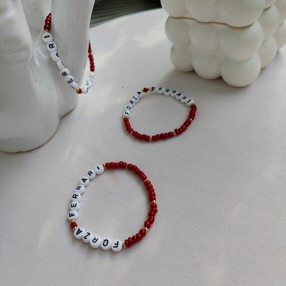 Rainbow Bracelet (ferrari red) – woment