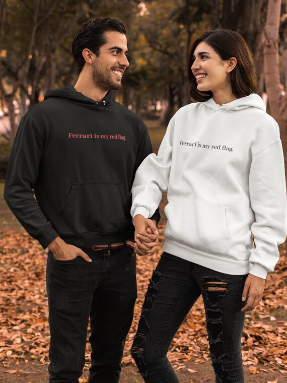 Funny Ferrari F1 Hoodie Ferrari is My Red Flag Simple Unisex